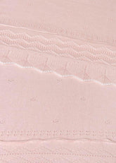 Manta Tricot Calada Rosa Mayoral Detalles